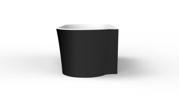 Пристенная, овальная акриловая ванна в комплекте со сливом-переливом цвета хром BelBagno BB409-1700-800