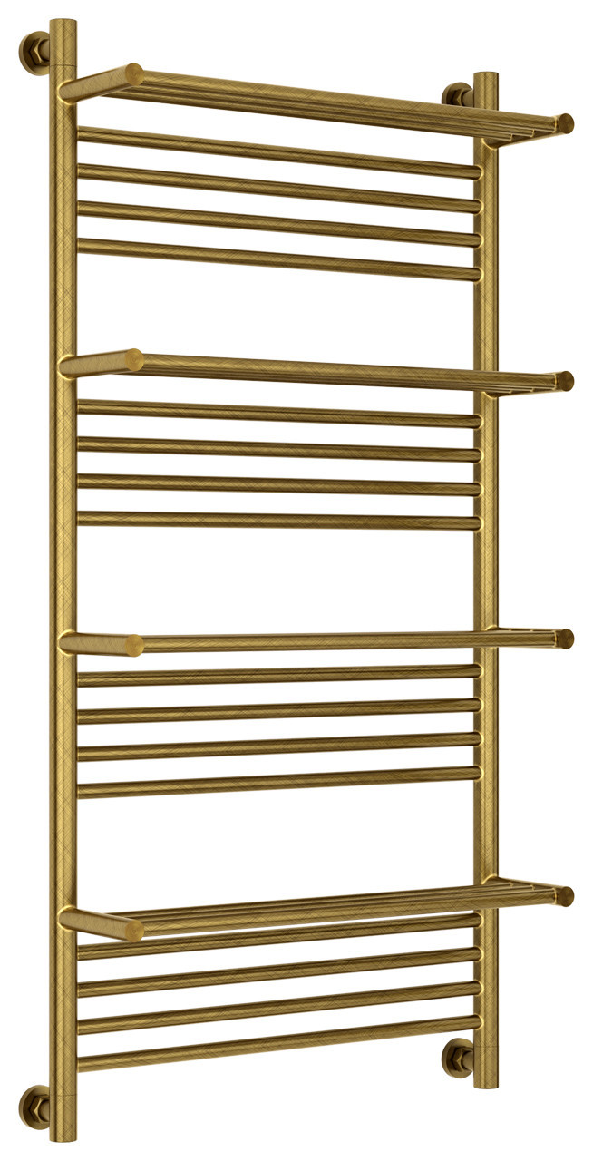 Полотенцесушитель водяной Сунержа Богема 4 полки+ 1200х600 Состаренная бронза