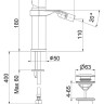 Смеситель для биде Webert One-B NB840101
