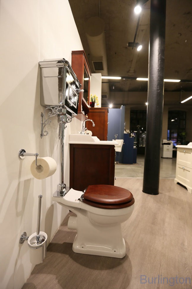 Сиденье на петлях с микролифтом, красное дерево (матовое) [S42]