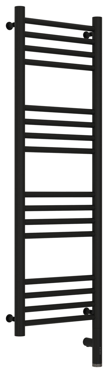 Полотенцесушитель электрический Сунержа Богема 3.0 прямая 1000х300 МЭМ правый Матовый чёрный