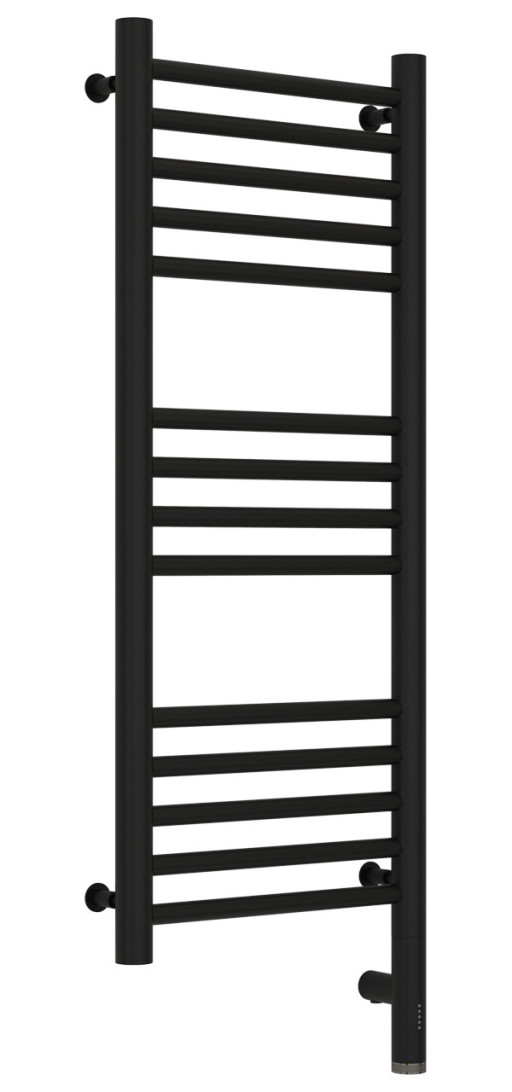 Полотенцесушитель электрический Сунержа Богема 3.0 прямая 800х300 МЭМ правый Матовый чёрный