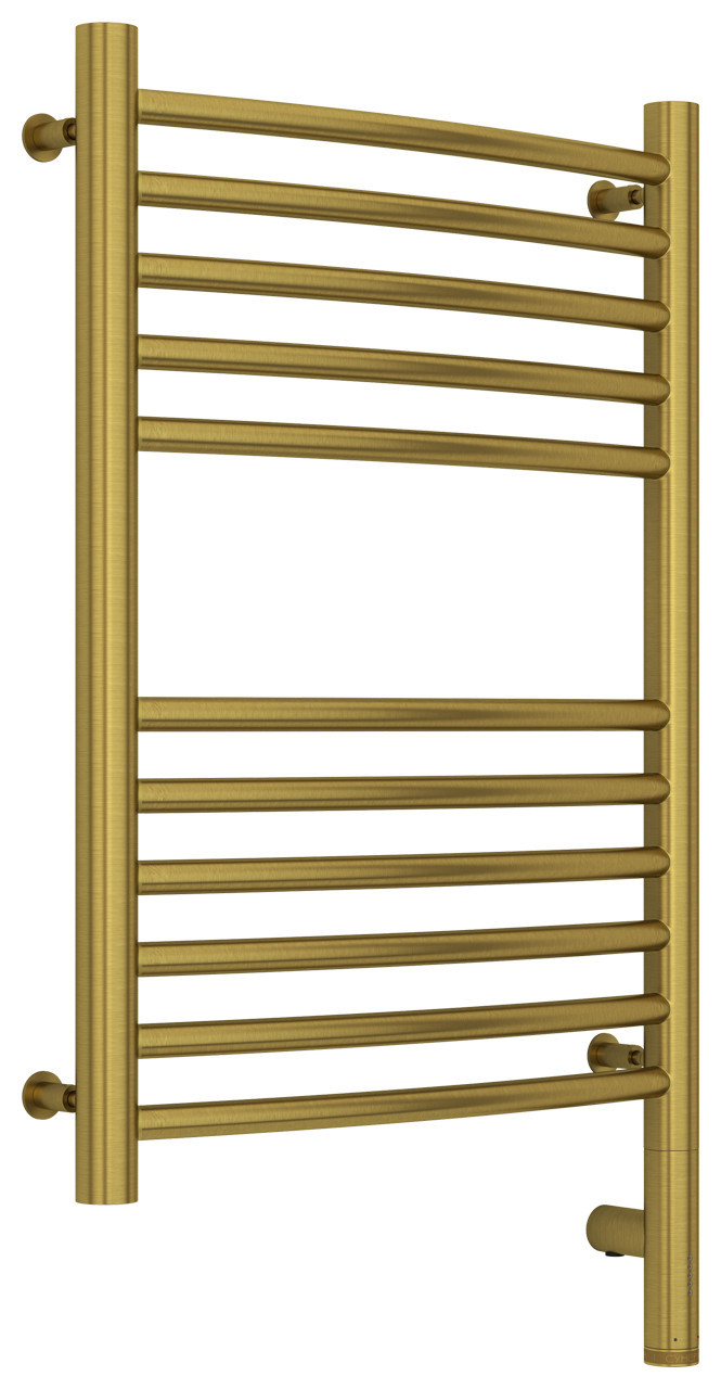 Полотенцесушитель электрический Сунержа Богема 3.0 выгнутая 600х400 МЭМ правый Состаренная латунь