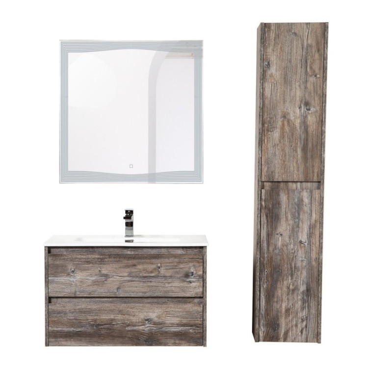 База под раковину подвесная с двумя выкатными ящиками BelBagno KRAFT-1000-2C-SO-RGB