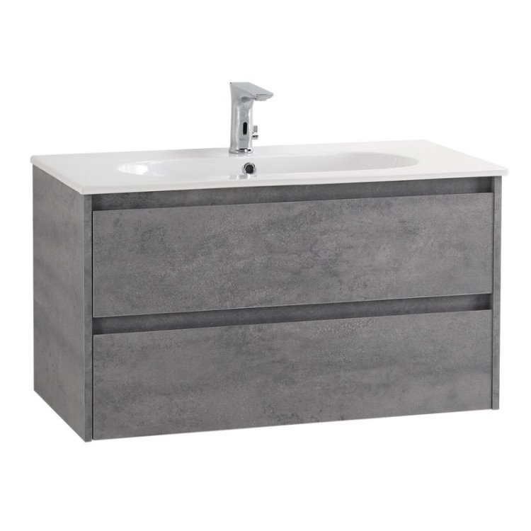 База под раковину подвесная с двумя выкатными ящиками BelBagno KRAFT-1000-2C-SO-RGB