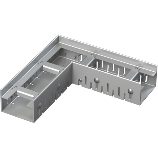 Дренажный угловой желоб 75 мм регулируемый, нержавеющая сталь Alcadrain ADZ301VR