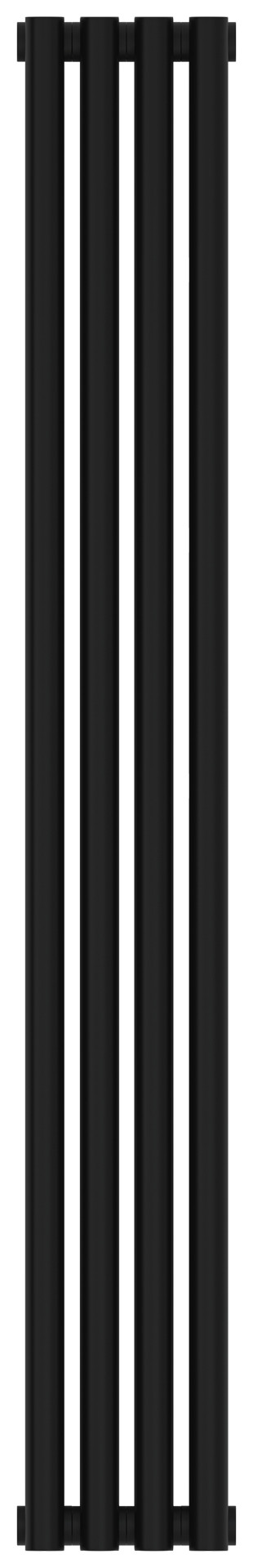 Отопительный радиатор Сунержа Эстет-00 1200х180 4 секции Матовый чёрный