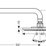 Верхний душ Hansgrohe Raindance Classic 18 27471000