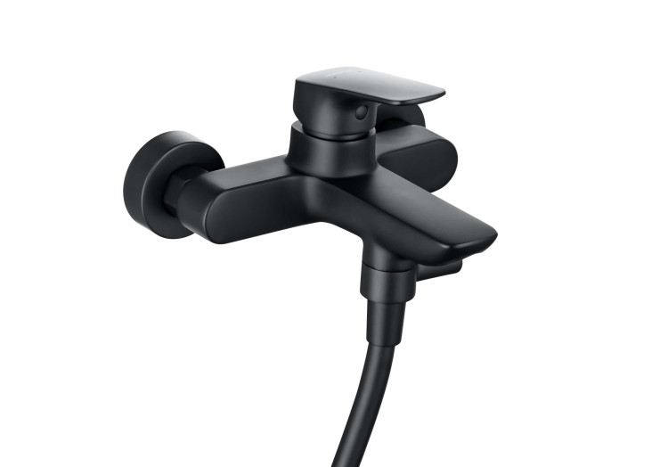 Смеситель для ванны Aquatek, матовый черный AQ1040MB ВЕГА
