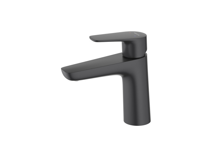 Смеситель для раковины 98, без донного клапана Aquatek, матовый черный AQ1110MB БЕТТА