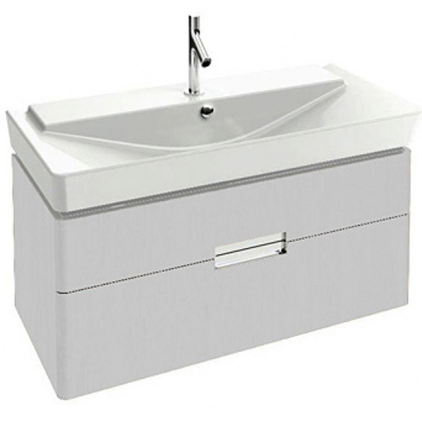 Тумба под раковину Jacob Delafon Reve 100 подвесная 2 ящика