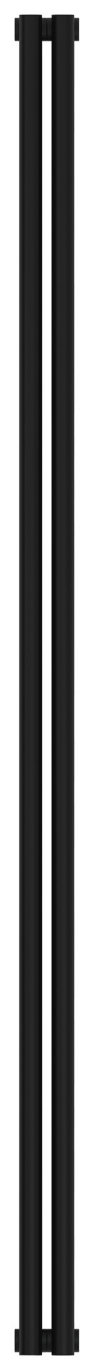 Отопительный радиатор Сунержа Эстет-11 1800х90 2 секции Матовый чёрный