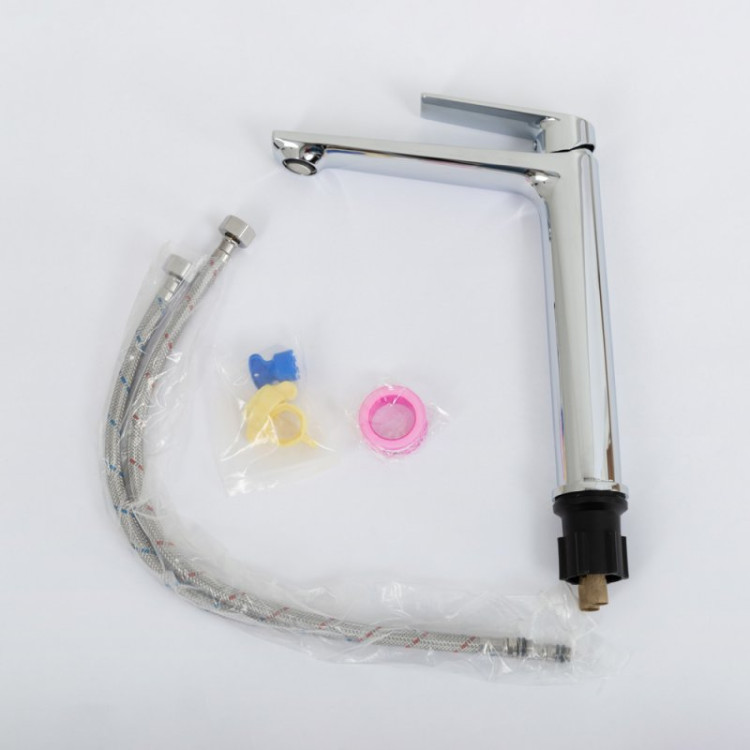 Смеситель для накладной раковины без донного клапана Cezares COMFORT-LC-01-W0