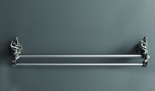 Полотенцедержатель двойной подвесной 60 см ART&amp;MAX AM-B-0818 ART&amp;MAX AM-0818-B