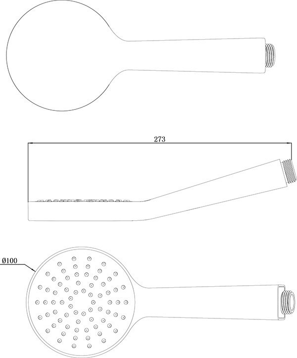 Ручной душ Ravak Flat S 960.00