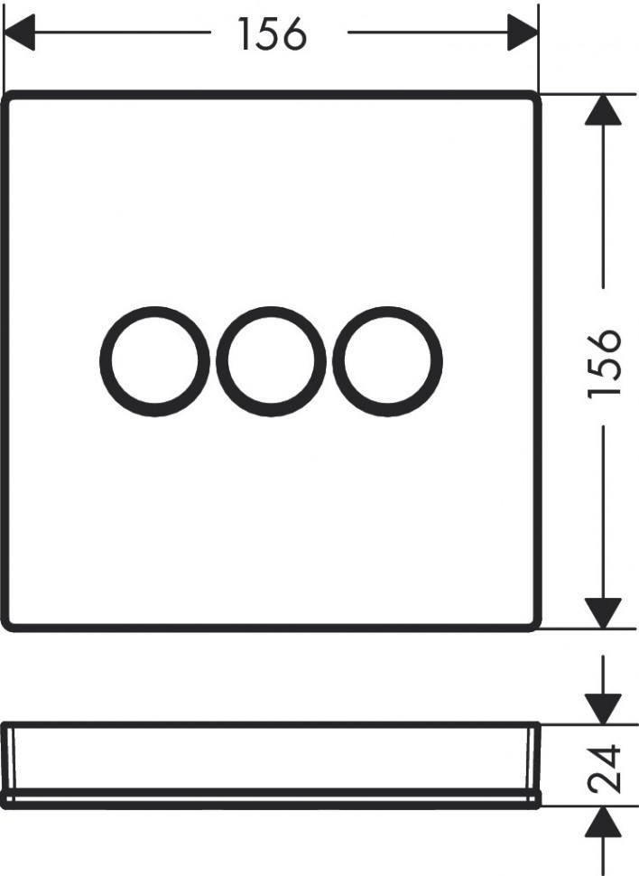 Переключатель потоков Hansgrohe ShowerSelect 15736400