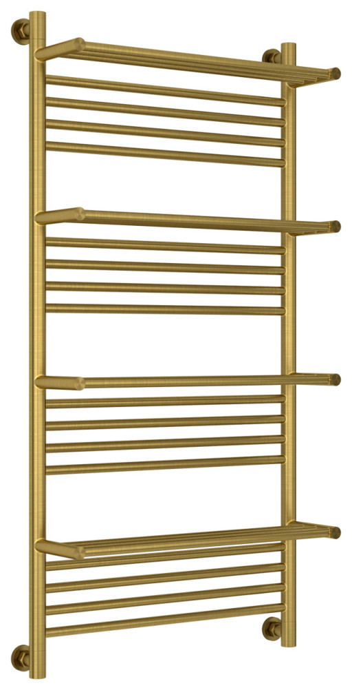Полотенцесушитель водяной Сунержа Богема 4 полки+ 1200х600 Состаренная латунь