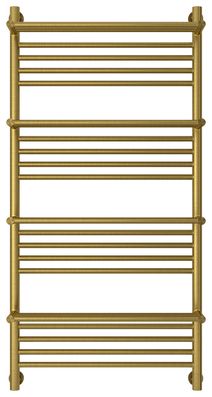 Полотенцесушитель водяной Сунержа Богема 4 полки+ 1200х600 Состаренная латунь