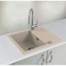 Мойка ALVEUS GRANITAL CADIT 10 TERRA - G22 590 X 500  1X в комплекте с сифоном 1132823,