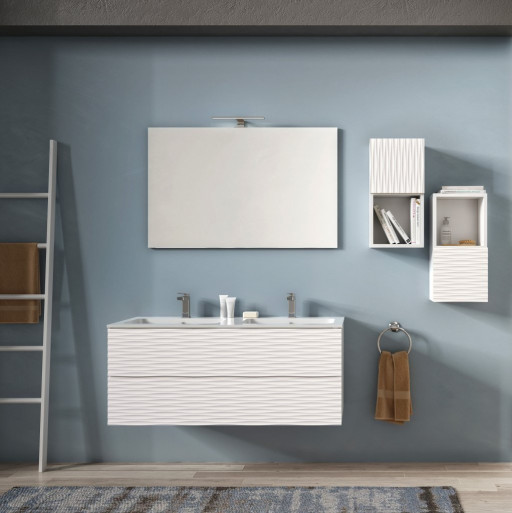 База под раковину подвесная, с одним выдвижным ящиком для раковины с одной чашей, с доводчиками (PushPull) Cezares BABS1201C1V.601