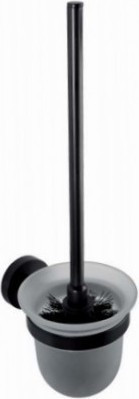 Туалетная щетка с держателем Bemeta Dark 104113010