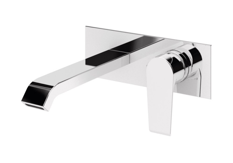 Смеситель для раковины однорычажный, с донным клапаном Cezares NAUTIC-BLI-SS