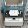 База под раковину подвесная с двумя выкатными ящиками BelBagno KRAFT-1000-2C-SO-RNN