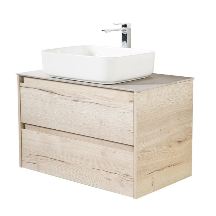 База под раковину подвесная с двумя выкатными ящиками BelBagno KRAFT-1000-2C-SO-RNN