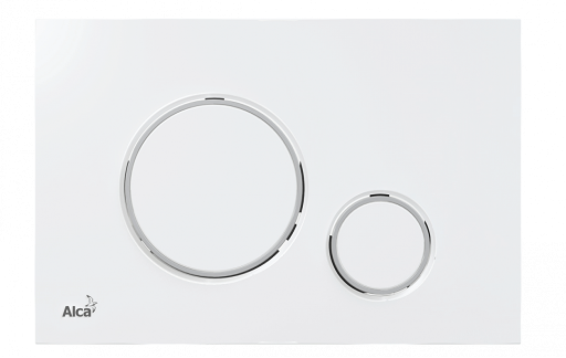 Кнопка управления для скрытых систем инсталляции, белый/xром-глянец Alcadrain M770