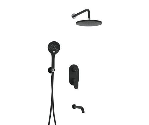 WasserKRAFT A177471 Встраиваемый комплект для ванны с верхней душевой насадкой, лейкой и изливом