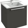 Мебель 57 см для раковины-столешницы, серый антрацит Jacob Delafon STRUKTURA EB1284-N14