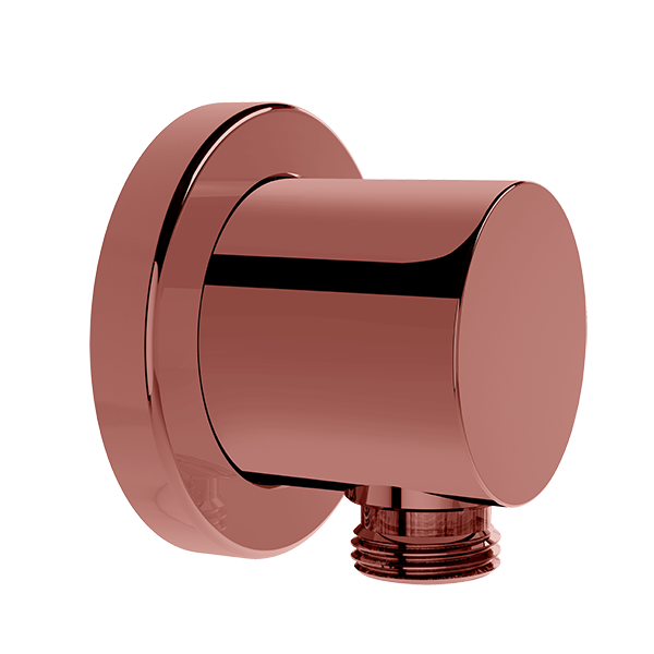 Переходн.для ручн.душа, настенный крепеж, медь