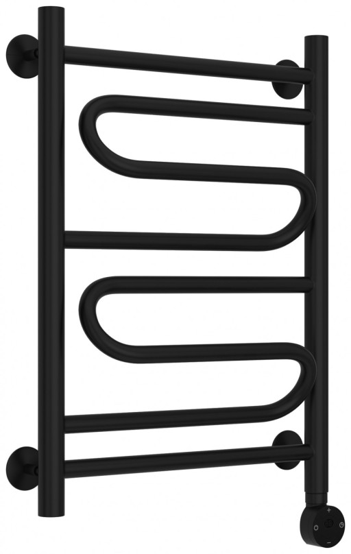 Полотенцесушитель электрический Стилье Формат 22 600х400 правый Матовый чёрный
