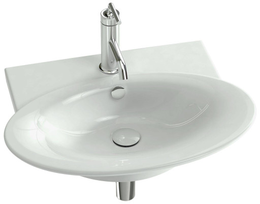 Подвесная раковина-столешница 60 х 46 см Jacob Delafon PRESQU'ILEE4438-00