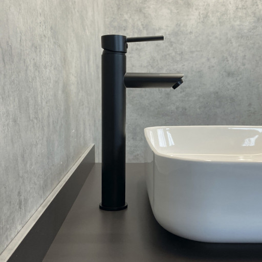 COMFORTY. Смеситель для раковины, картридж 35 мм, черный матовый, FC018B-CMT