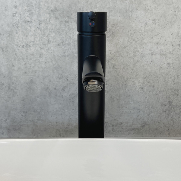 COMFORTY. Смеситель для раковины, картридж 35 мм, черный матовый, FC018B-CMT