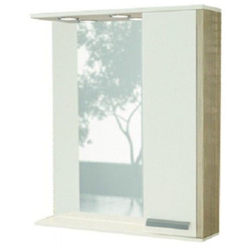 Зеркальный шкаф Comforty Тулуза 75