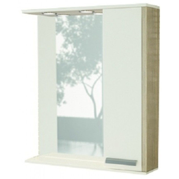 Зеркальный шкаф Comforty Тулуза 75