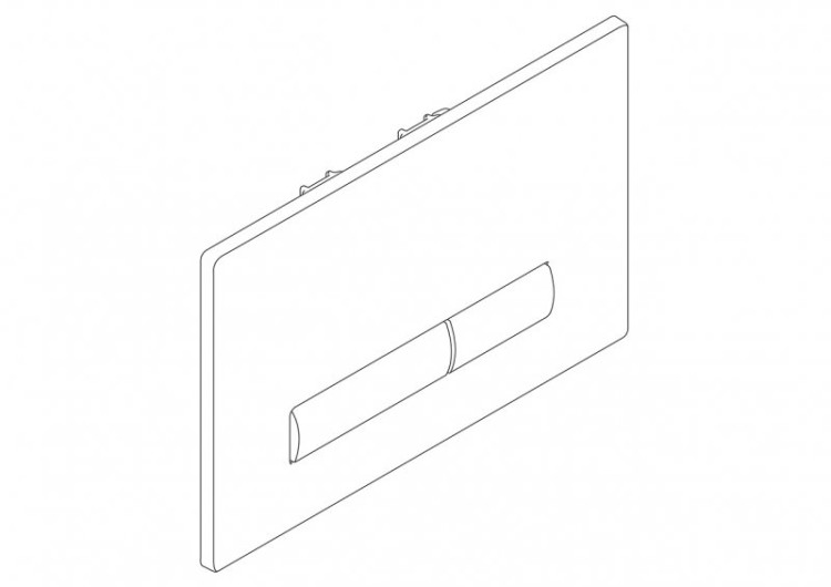 Кнопка смыва BelBagno GENOVA Cezares BB020-GV-CHROME.M
