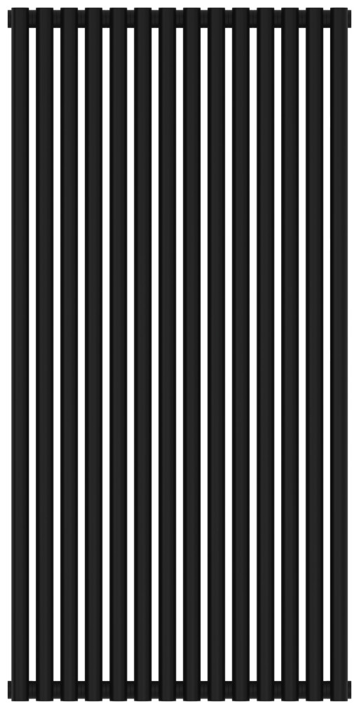 Отопительный радиатор Сунержа Эстет-00 1200х630 14 секций Матовый чёрный