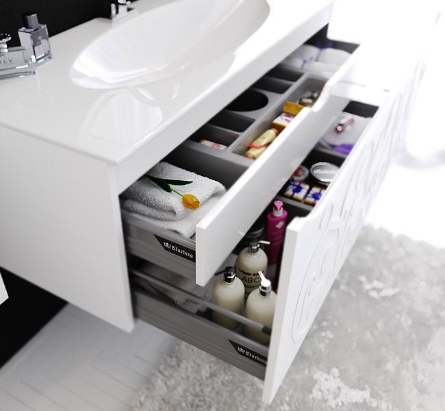 Тумба под раковину Aqwella Элеганс 100 подвесная