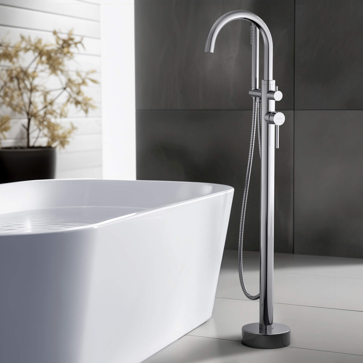 Смеситель для ванны напольный Aquatek AQ1345CR ЕВРОПА