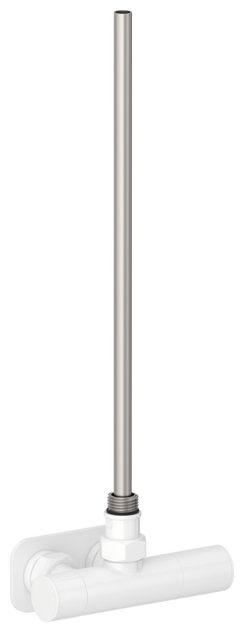 Вентиль 1х1/2&quot; Сунержа угловой маховик-скрытый EU50 правое Белый