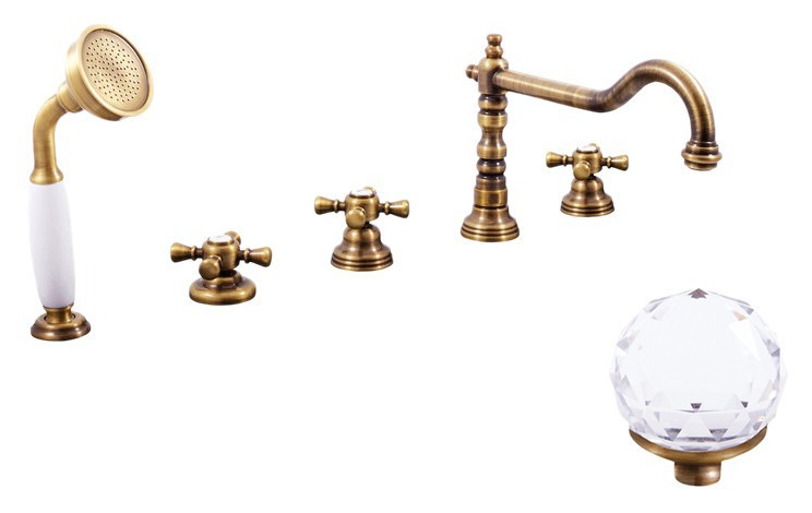 Смеситель на борт ванны Rav Slezak Brilliance164.5P