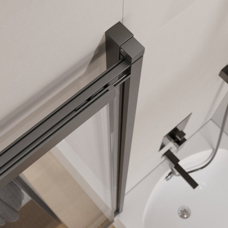 Душевая шторка на ванну SLIDER-VF-11 Cezares SLIDER-VF-11-90/150-P-Cr