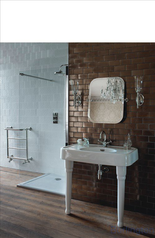 Прямоугольное зеркало 590x66x620 mm, НИКЕЛЬ