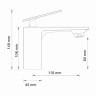 WasserKRAFT Alme 1503 Смеситель для умывальника