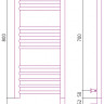 Полотенцесушитель электрический Сунержа Богема 3.0 прямая 800х300 МЭМ правый Состаренная бронза