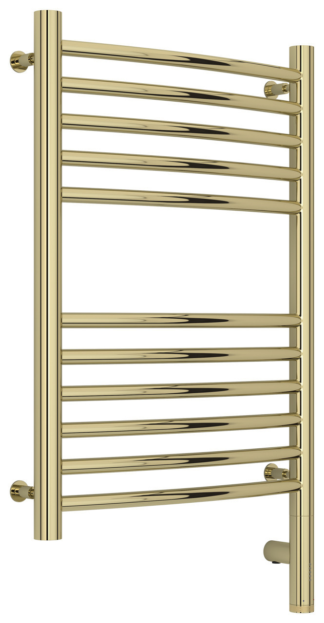 Полотенцесушитель электрический Сунержа Богема 3.0 выгнутая 600х400 МЭМ правый Шампань