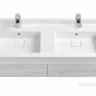 Тумба под раковину AQUATON Сакура 120 ольха наварра, белый глянец 1A219701SKW80
